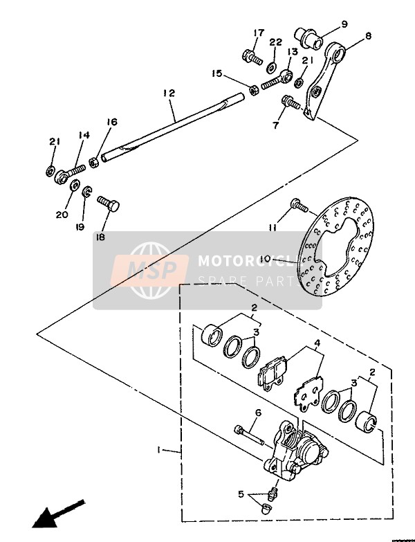 BREMSSATTEL HINTEN