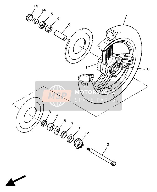 4TR251902000, Gear Unit Assy, Yamaha, 1