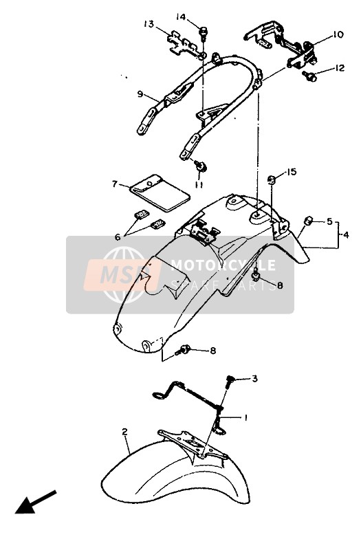 4K5281860000, Borsetta, Yamaha, 4