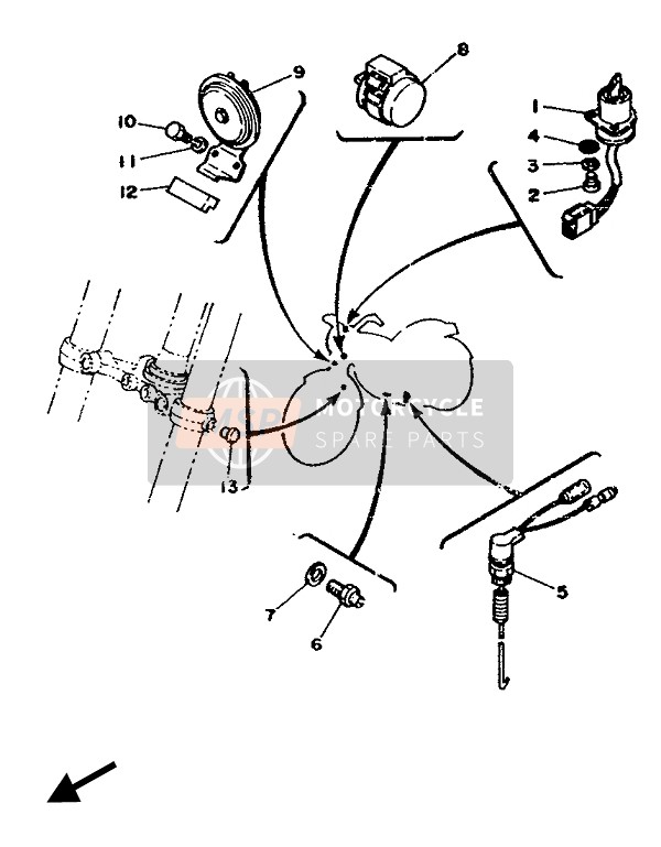 360217170100, Damper, Yamaha, 2