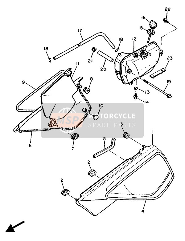 904302712400, Gasket, Yamaha, 1