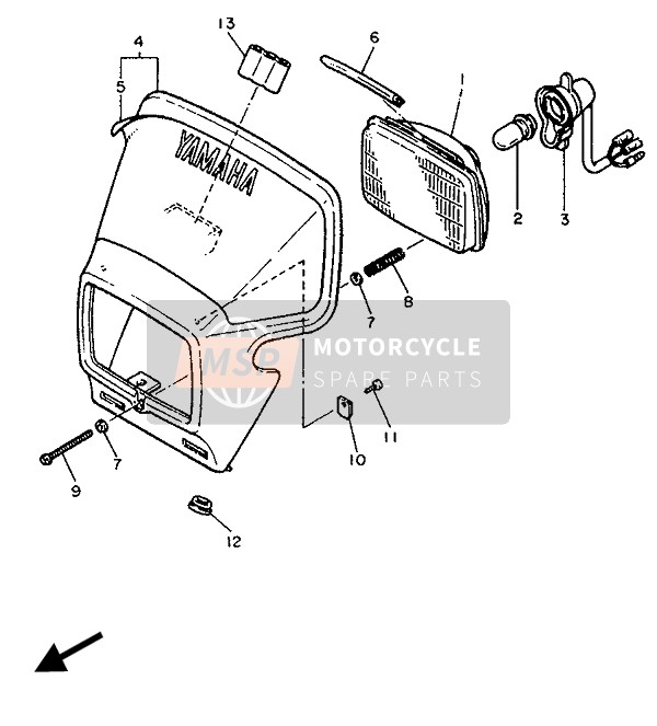 26A8411H0000, Plate, Stopper, Yamaha, 0