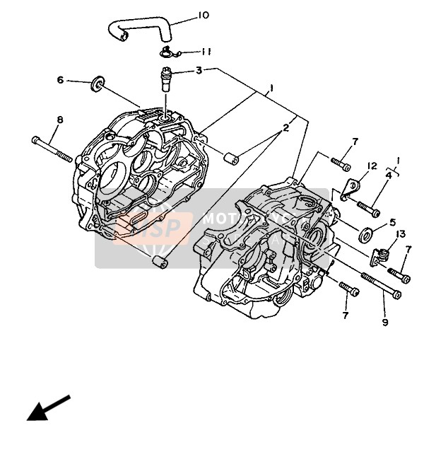 985070609000, Screw, Pan Head, Yamaha, 2