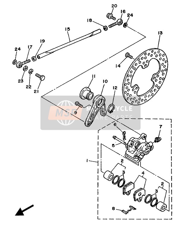 970131003000, Bullone, Yamaha, 4