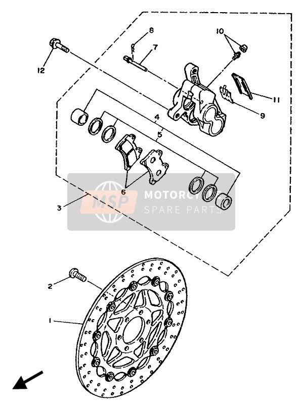 Front Brake & Caliper