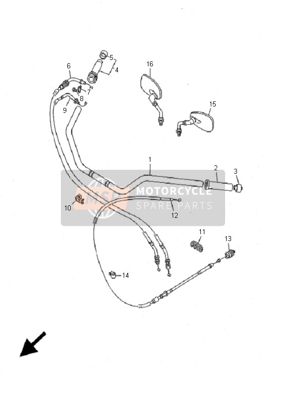 Stuurhandvat & Kabel