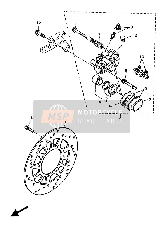 BREMSSATTEL HINTEN