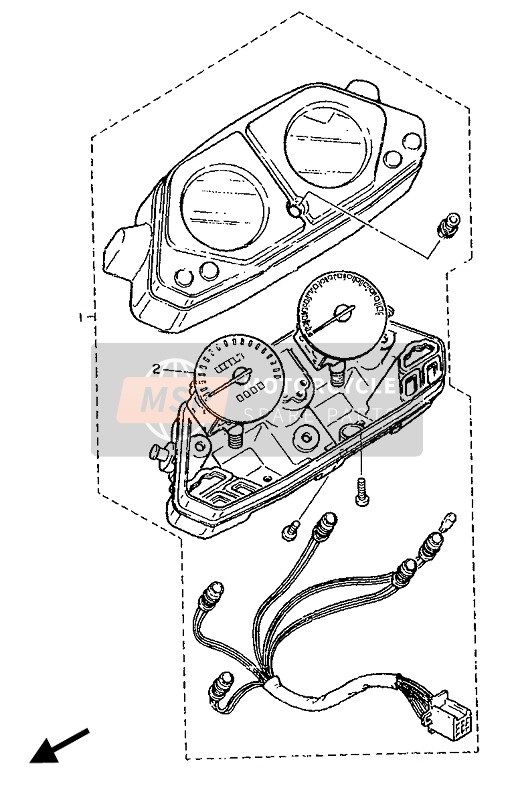 Yamaha XT600Z TENERE 1989 Alterno para un 1989 Yamaha XT600Z TENERE