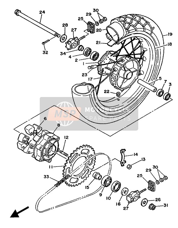 90201160T200, Washer, Plate, Yamaha, 1