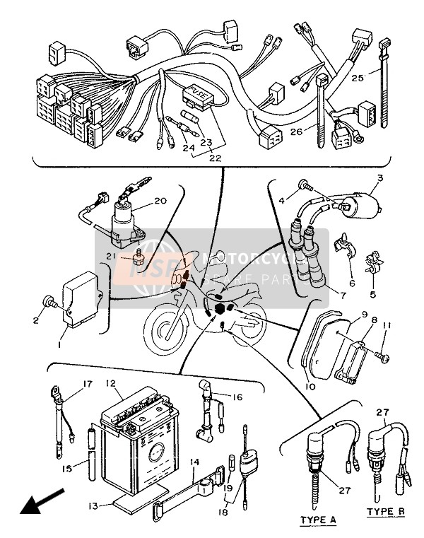 3LD823700000, Antiparasite, Yamaha, 2