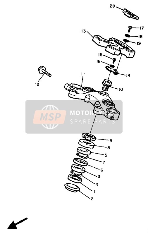 Yamaha XJ600 1990 Steering for a 1990 Yamaha XJ600