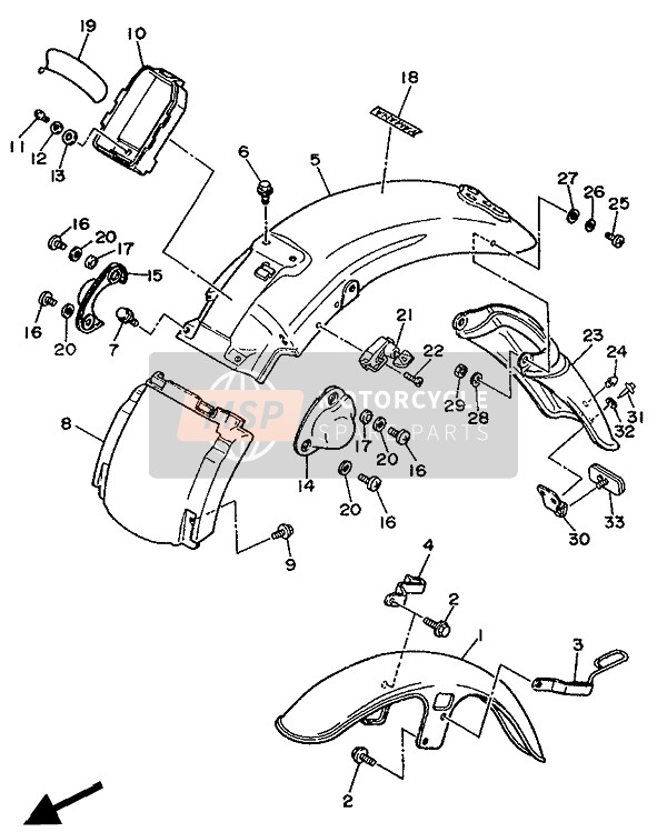 953800660000, Ecrou, Yamaha, 4