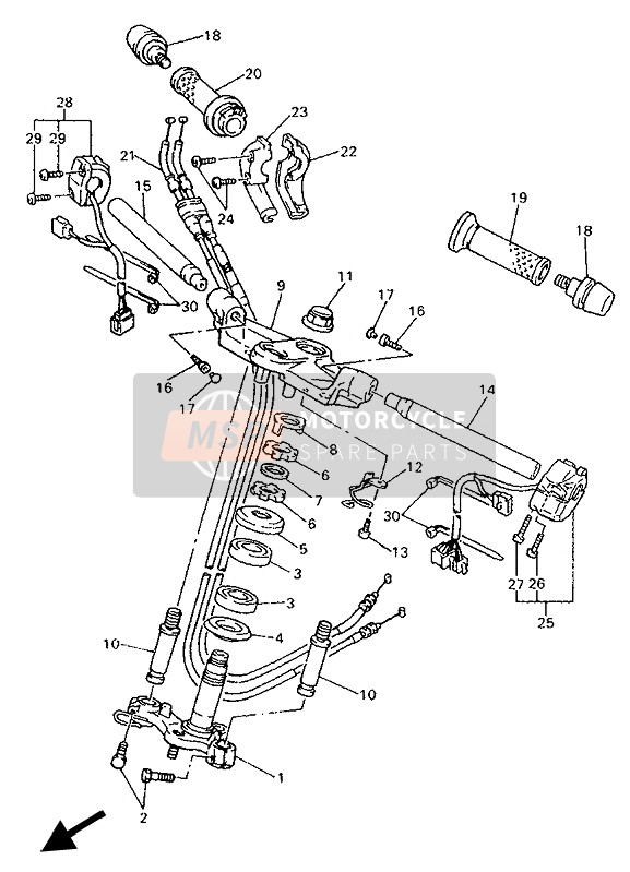 Steering Handle & Cable