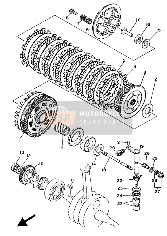 583163440000, Ecrou,  Reglage, Yamaha, 0