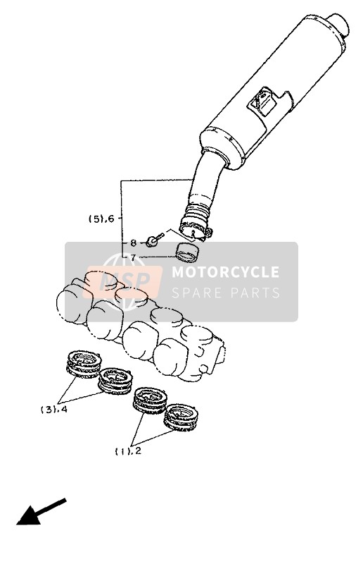 Yamaha FZR1000 1991 Alternate (Intake-Exhaust) for a 1991 Yamaha FZR1000