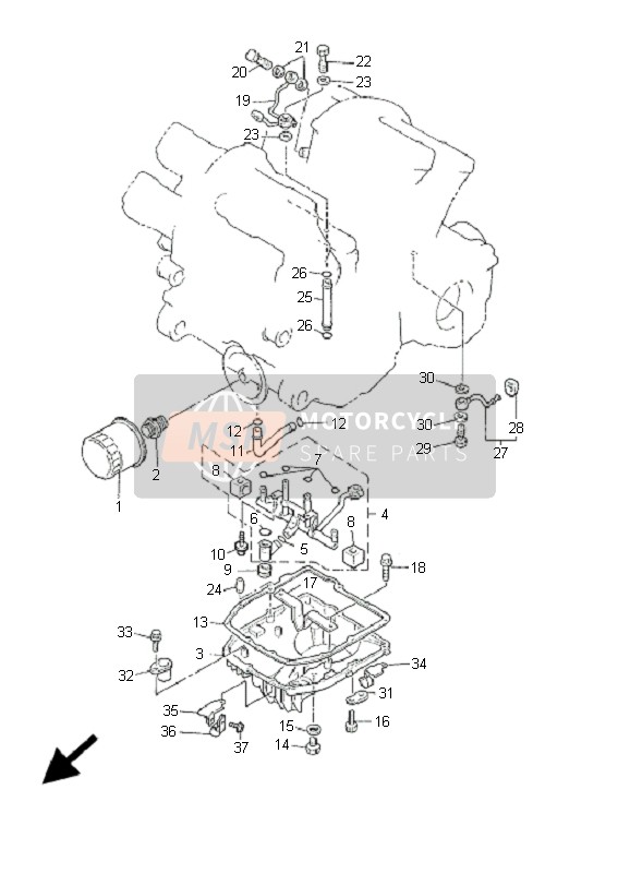 901590515500, Screw, Met Washer(2JA), Yamaha, 0