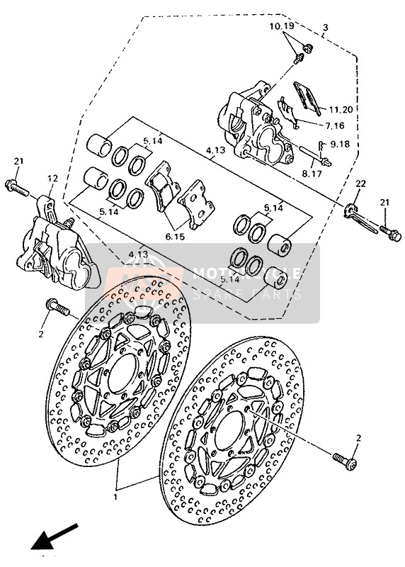 BREMSSATTEL VORNE