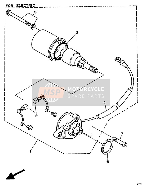 Starting Motor (For AT)