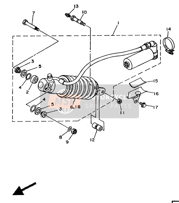 Suspension arrière