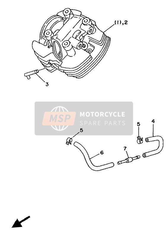 41R144890000, Nozzle, Yamaha, 0