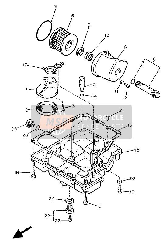 Yamaha FJ1200 1992 Pulitore Dell'Olio per un 1992 Yamaha FJ1200