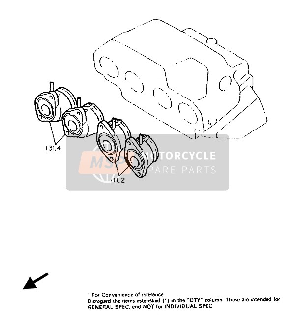 Yamaha FJ1200A 1992 ALTERNATE (ENGINE) for a 1992 Yamaha FJ1200A