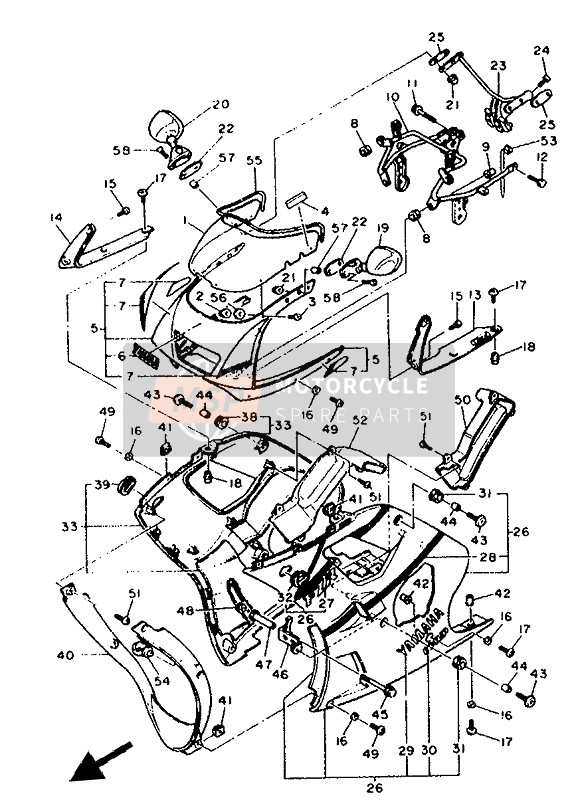 3HX282150000, Spezialscheibe, Yamaha, 4