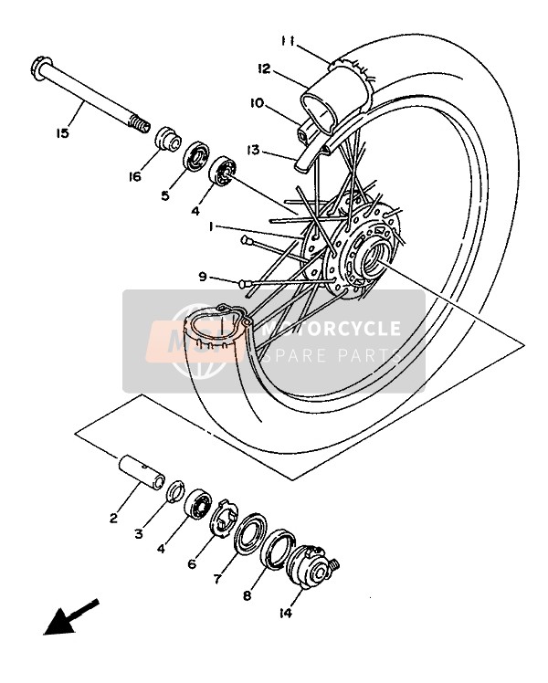 943321711200, Felgenband, Yamaha, 2