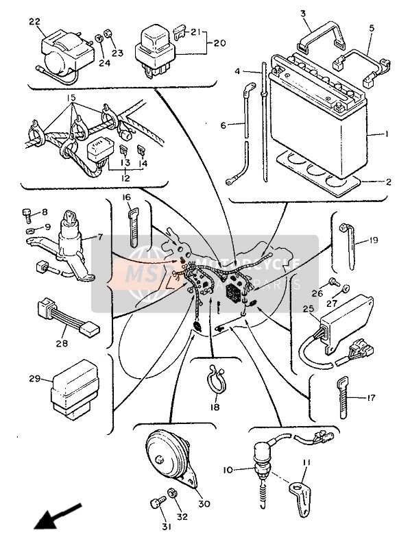 42X81960A100, Regolatore Corrente, Yamaha, 1