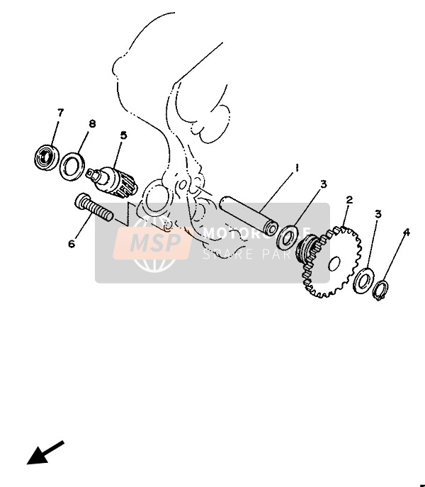 Tachometer Gear