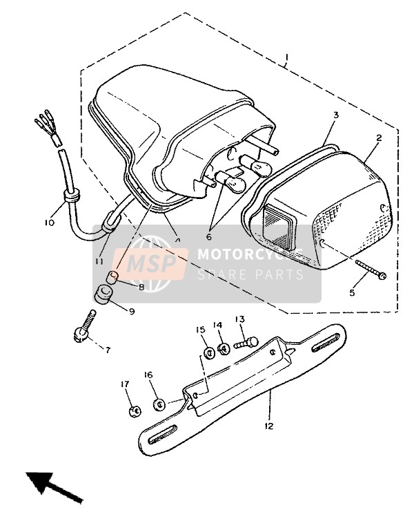 904801506100, PASSE-FIL, Yamaha, 1