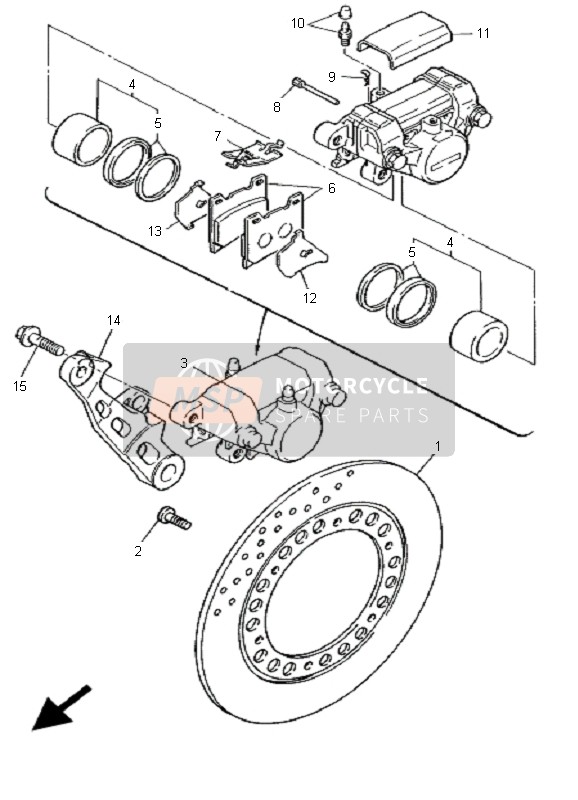 BREMSSATTEL HINTEN