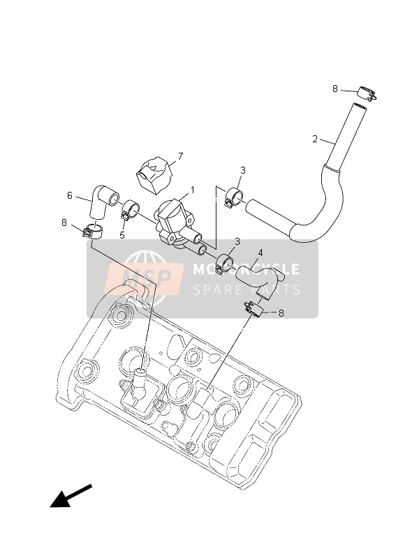 Yamaha MT09 2015 Air Induction System for a 2015 Yamaha MT09