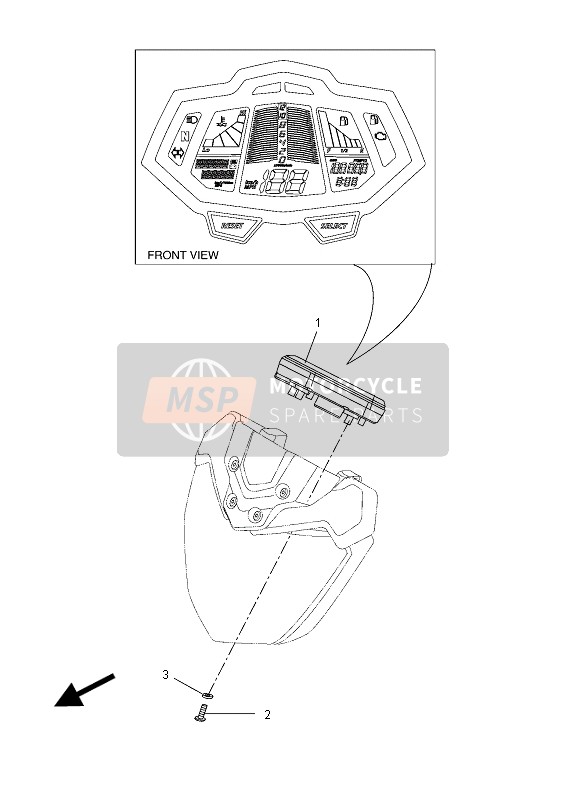 5D7H35007000, Meter Assy, Yamaha, 0