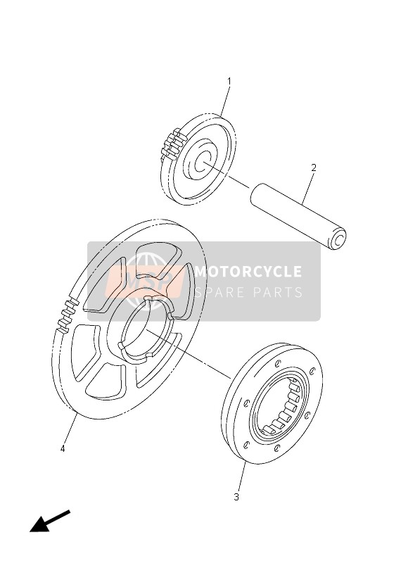 Yamaha XJ6N ABS 2015 Starter 2 voor een 2015 Yamaha XJ6N ABS