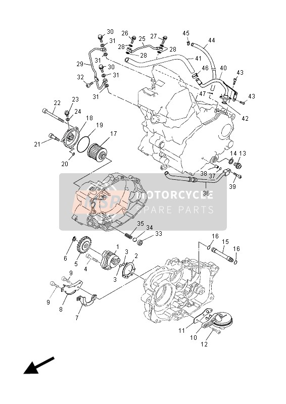 Yamaha XT660ZA TENERE 2015 Oil Pump for a 2015 Yamaha XT660ZA TENERE