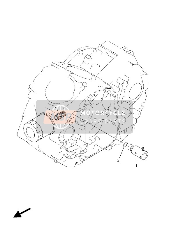 Yamaha XVS950CR 2015 ÖLFILTER für ein 2015 Yamaha XVS950CR