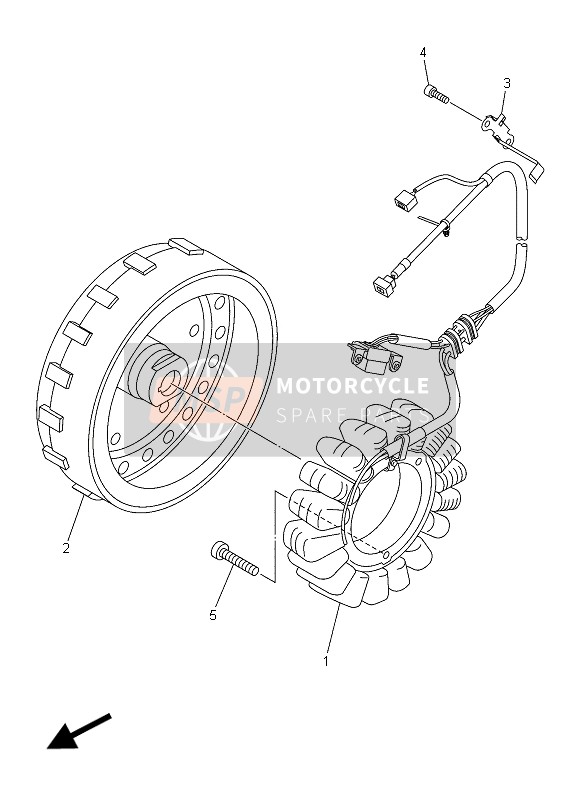 Yamaha XVS1300C 2015 Generator for a 2015 Yamaha XVS1300C