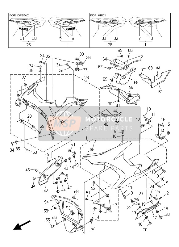 2CR2833L0000, Bracket 14, Yamaha, 2