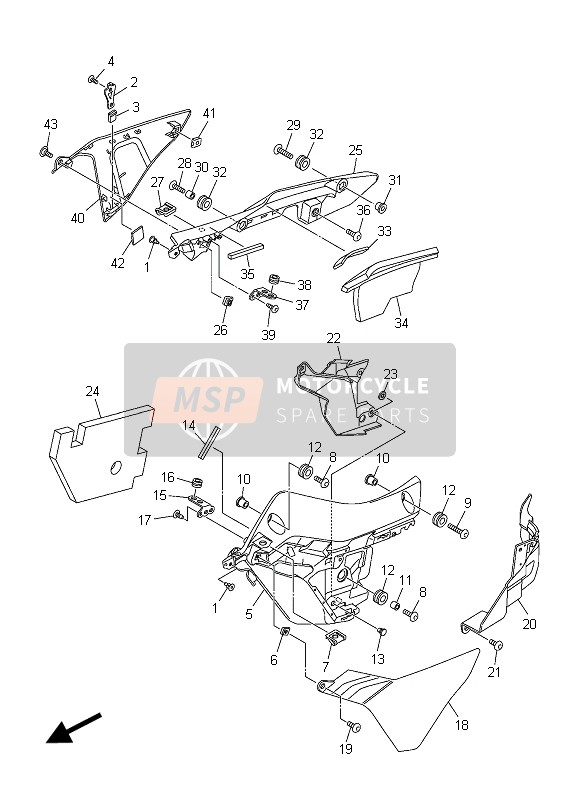 2CR2836A0100, Bracket 1, Yamaha, 0