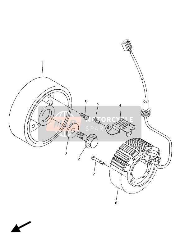 Yamaha AJS6SAP 2016 Générateur pour un 2016 Yamaha AJS6SAP