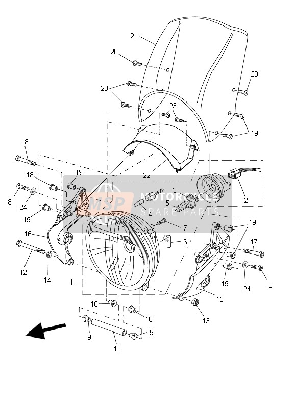 950270610000, Boulon, Yamaha, 3