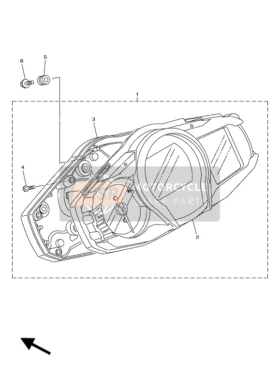 B95835000000, Compteur De Vitesse, Yamaha, 0