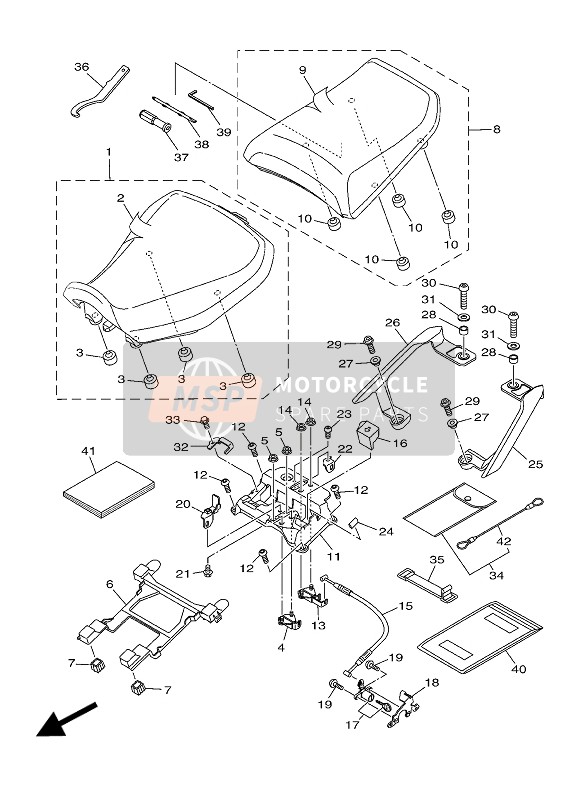 2PP28199HS00, O/m MT09TRA'16, Yamaha, 0