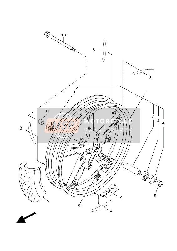 Front Wheel (FBS4-MNM3)