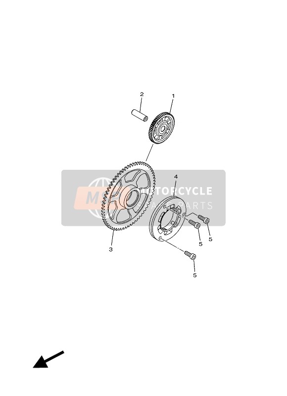 Yamaha MT03 2016 Inicio Embrague para un 2016 Yamaha MT03