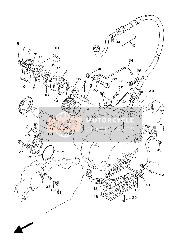 Yamaha SR400 2016 Oil Pump for a 2016 Yamaha SR400