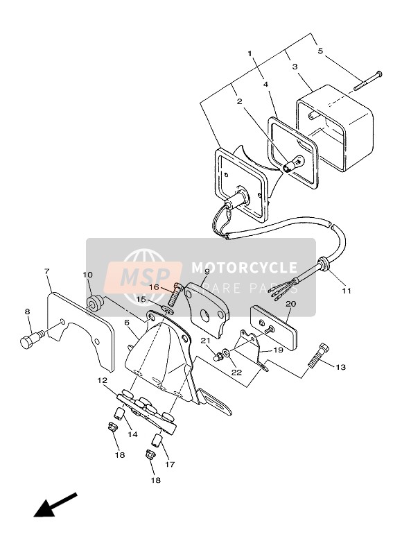 2RD841960000, Couvercle,  Douille, Yamaha, 0