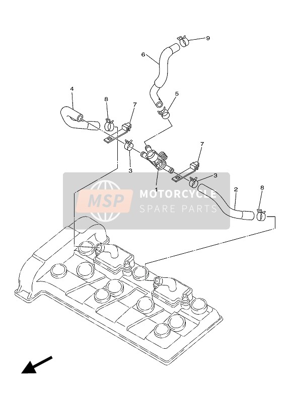 Yamaha XJ6 DIVERSION F 2016 Air Induction System for a 2016 Yamaha XJ6 DIVERSION F