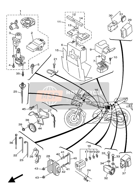 Yamaha XJ6 DIVERSION F ABS 2016 Électrique 2 pour un 2016 Yamaha XJ6 DIVERSION F ABS